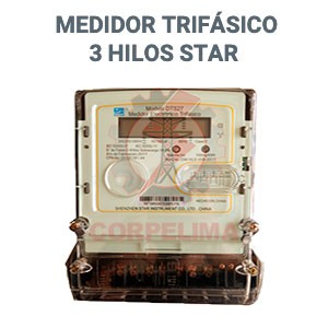 Medidor Trifásico 3 hilos Star - Productos - Conductores Electricos - Corpelima  S.A.C - Corporación Eléctrica Lima - Todo lo que necesites en un sólo lugar